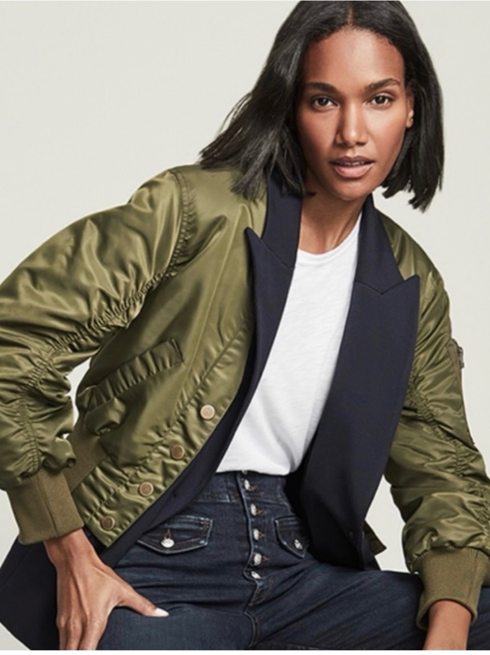 Veronica Beard Bromley Bomber Jacket